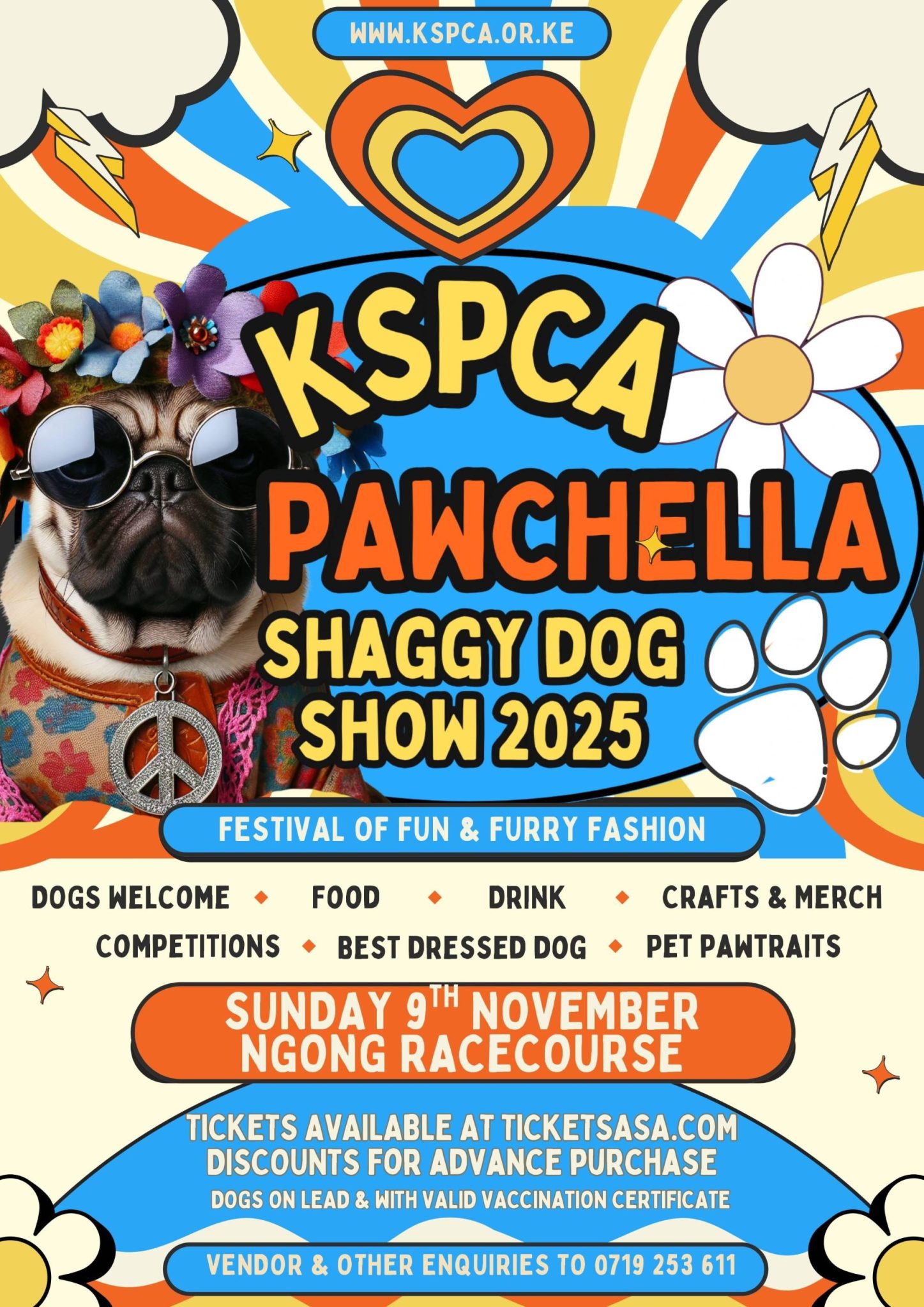 KSPCA Shaggy Dog Show: Pawchella: Festival of Fun & Furry Fashion