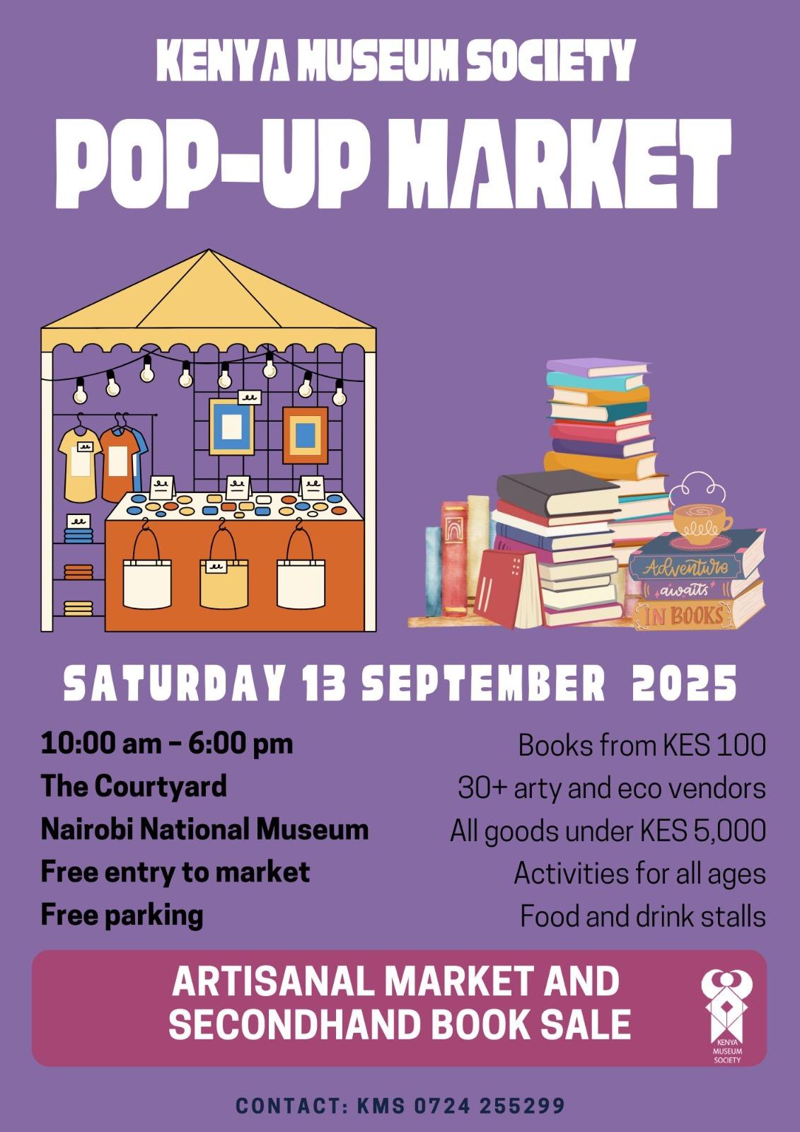 Kenya Museum Society-Pop Up Market-September Edition