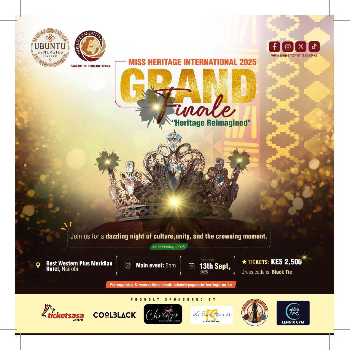 Miss Heritage International Kenya 2025- Grand Finale