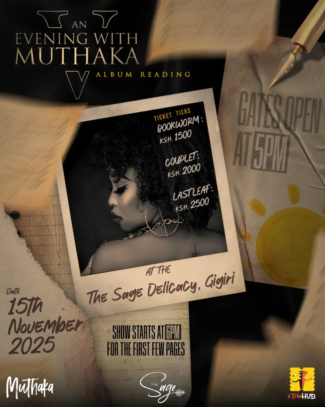 An Evening With Muthaka 5; Album Reading