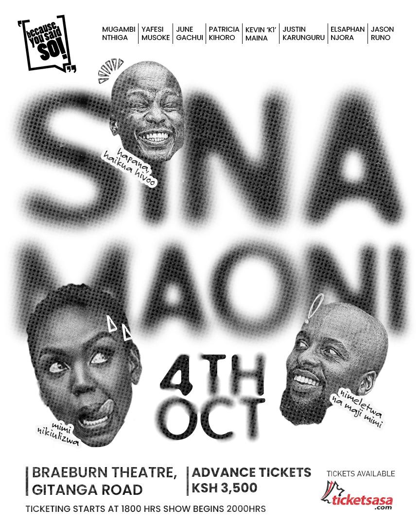 Because You Said So! (BYSS) - Sina Maoni