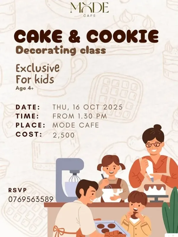 Cake & Cookie Decorating Class