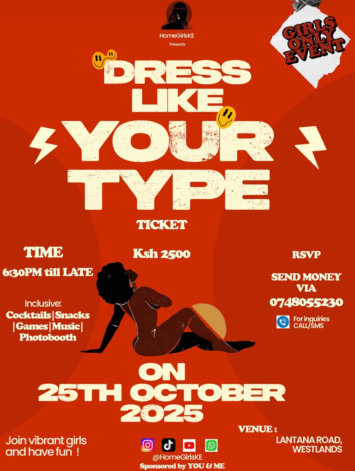 Dress Like Your Type - GIRLS ONLY