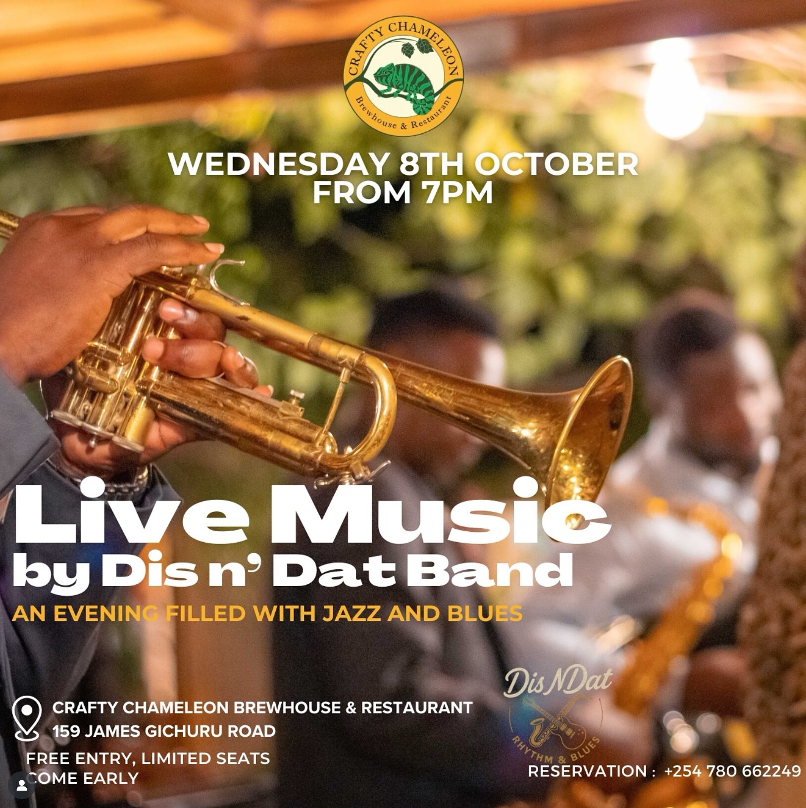 Live Music by Dis n' Dat Band