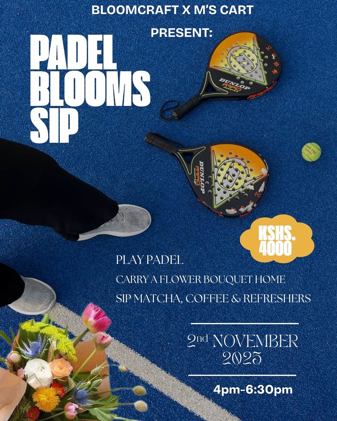 Padel Blooms Sip