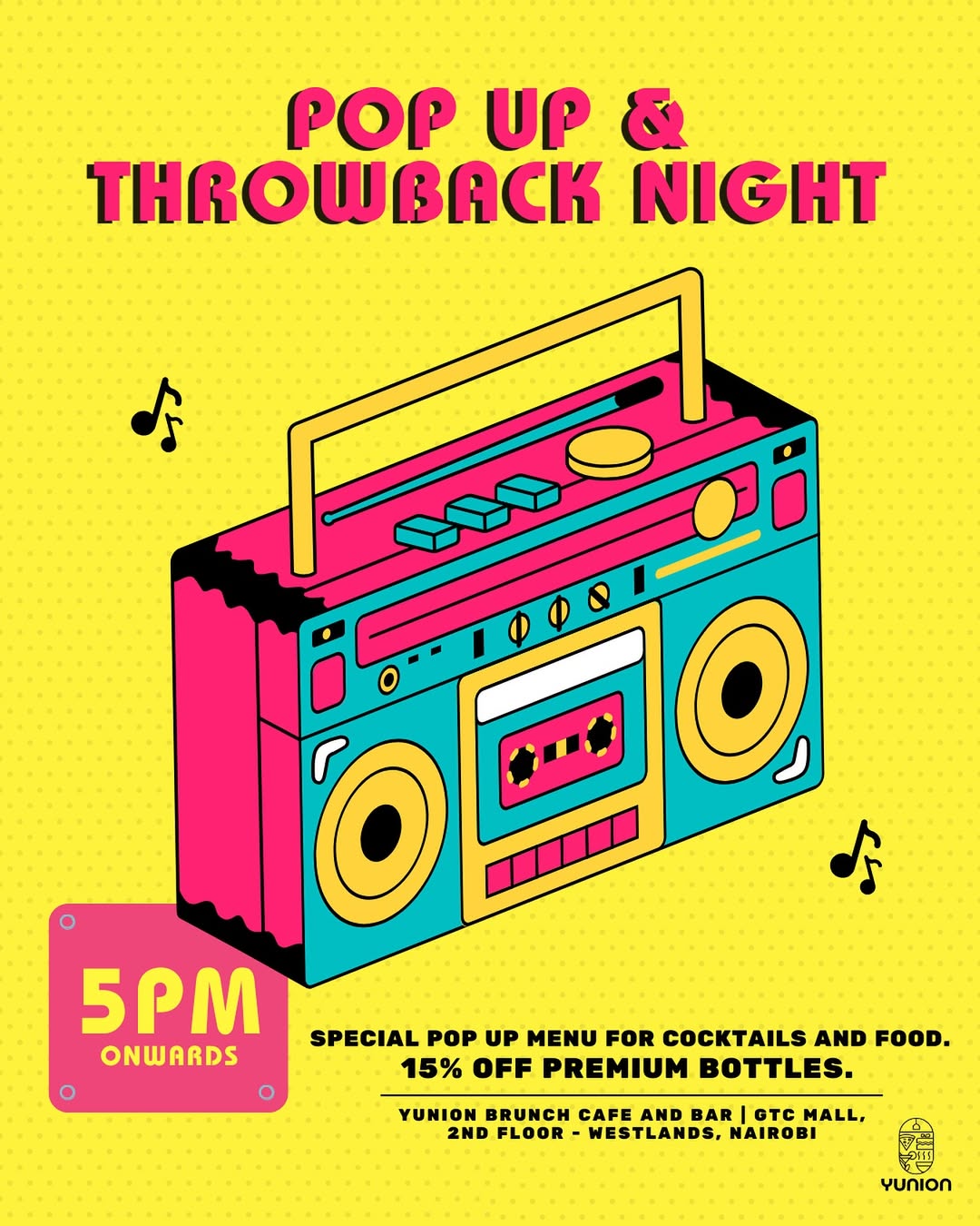 Pop Up & Throwback Night