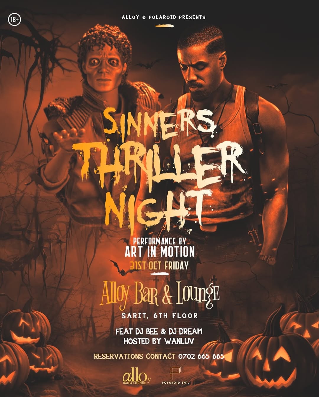 Sinners Thriller Night Halloween Party
