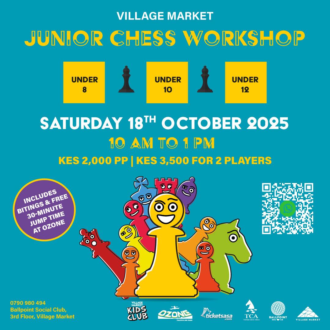 Village Market Junior Chess Workshop - October Edition