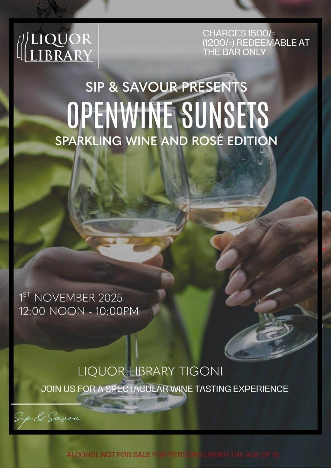 Open Wine Sunsets - Sparkling Wine and Rosé Edition