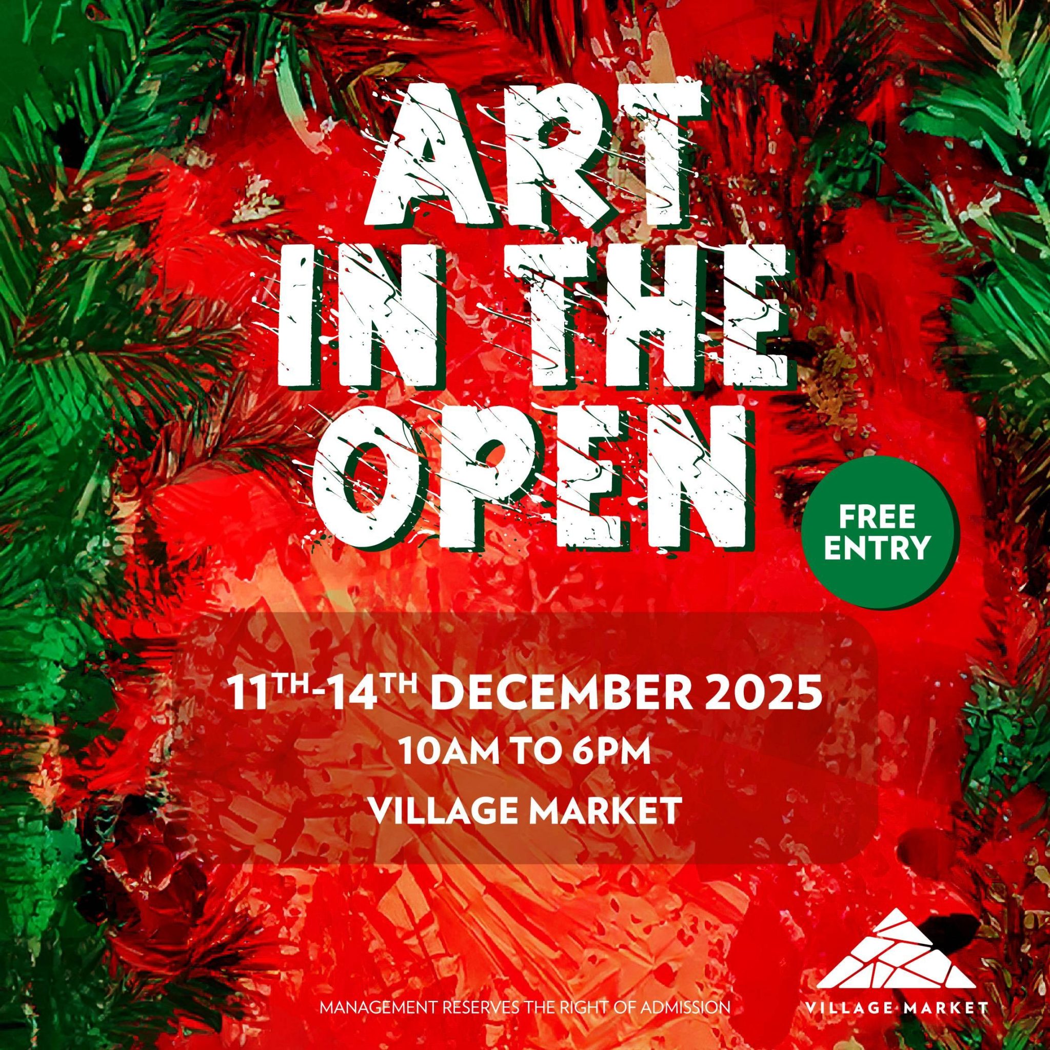 Art In The Open • December Edition