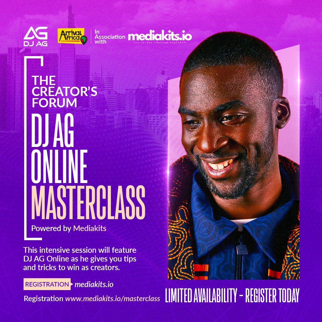 DJ AG Online Masterclass • Equity Creator Masterclass