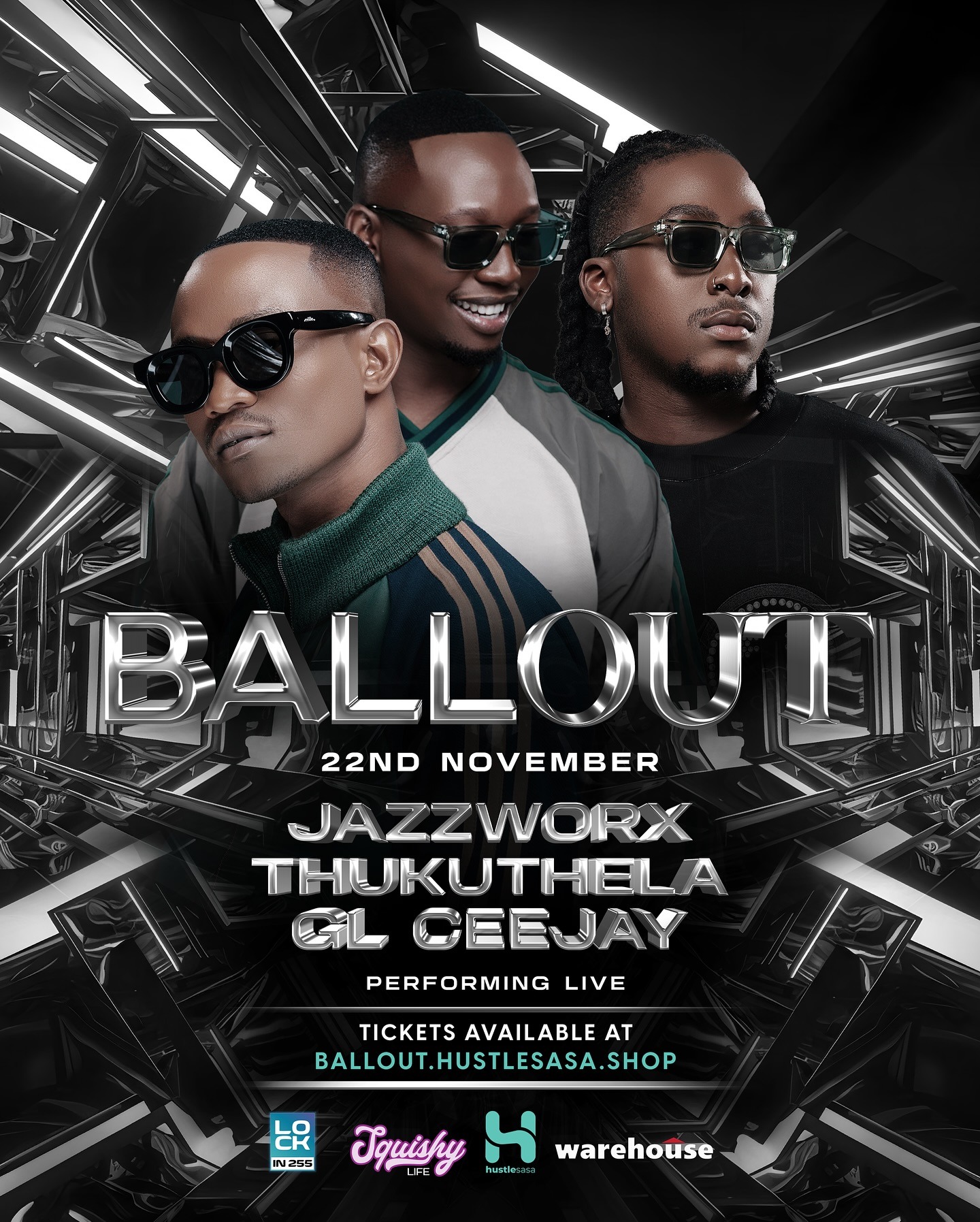 Jazzworx, Thukuthela, GL Ceejay LIVE in Dar • BallOut TakeOver