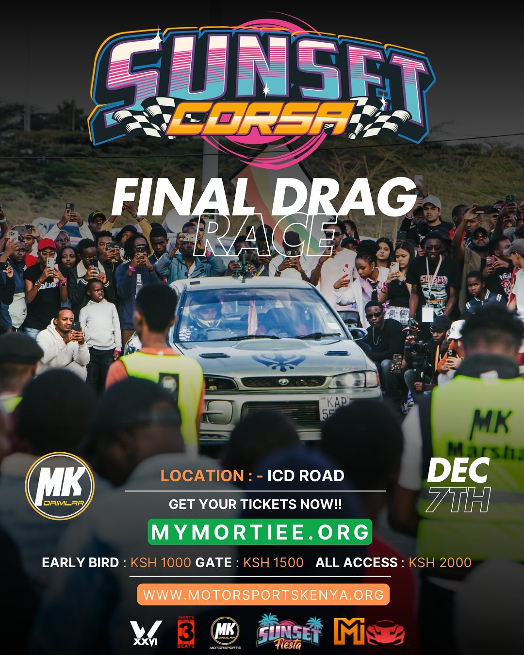 Sunset Corsa 2025 • Final Drag Race