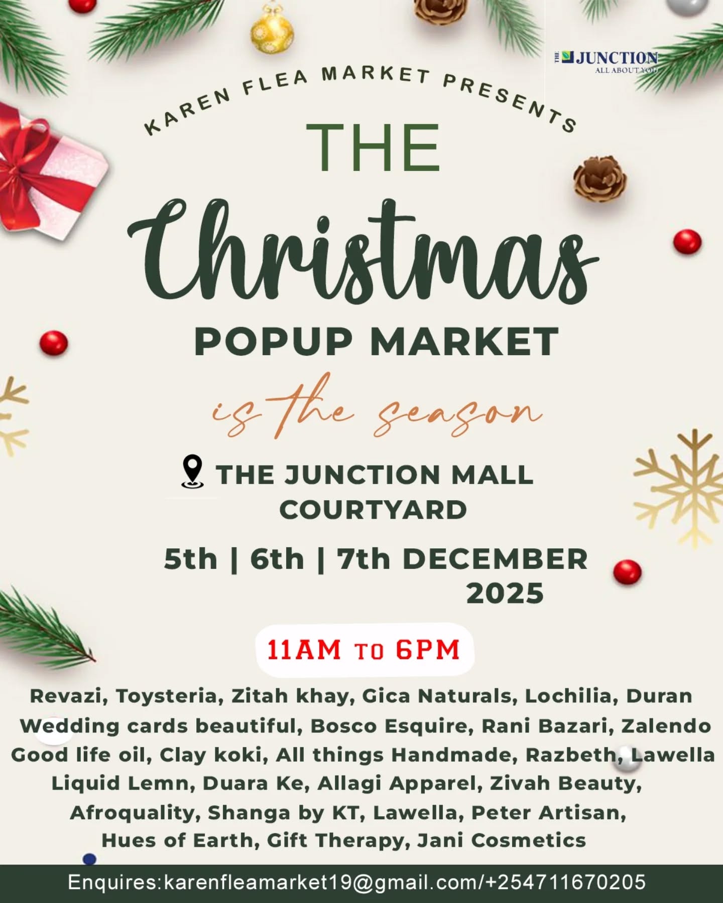 The Christmas Popup Market • Karen Flea Market