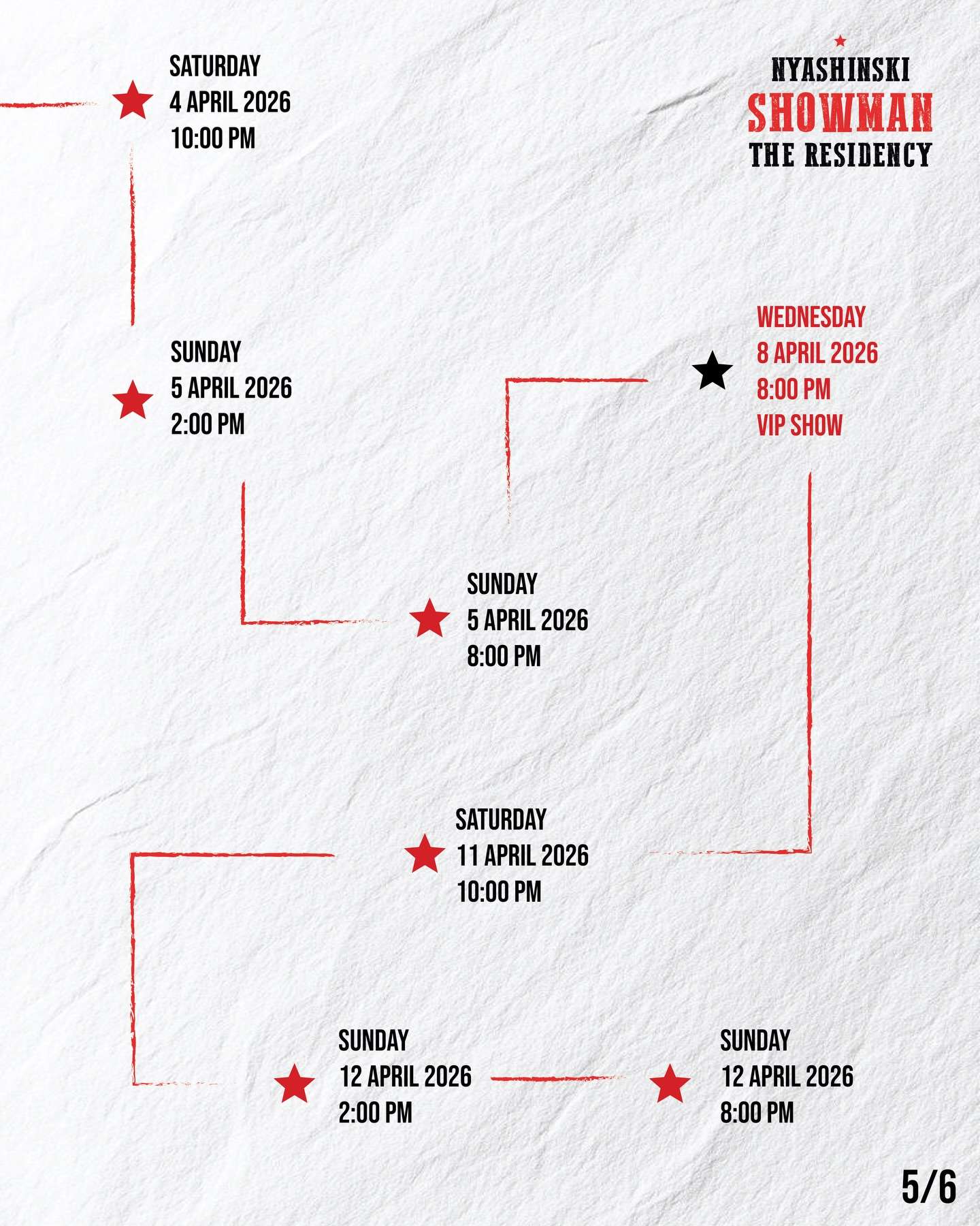 The Showman Residency by Nyashinski