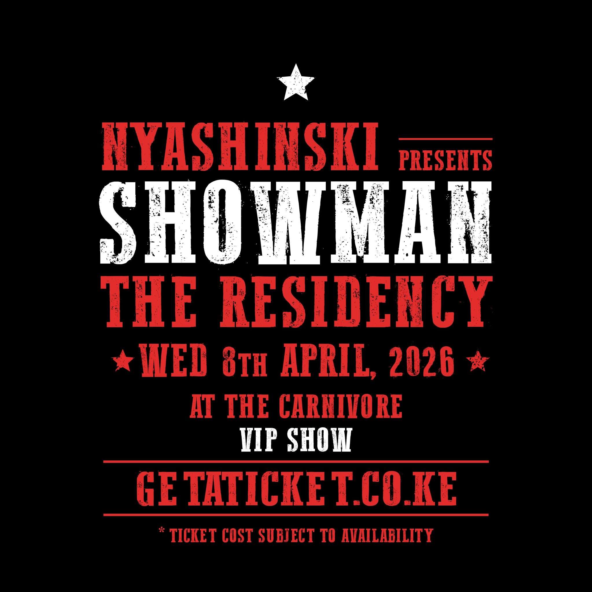 The Showman Residency by Nyashinski
