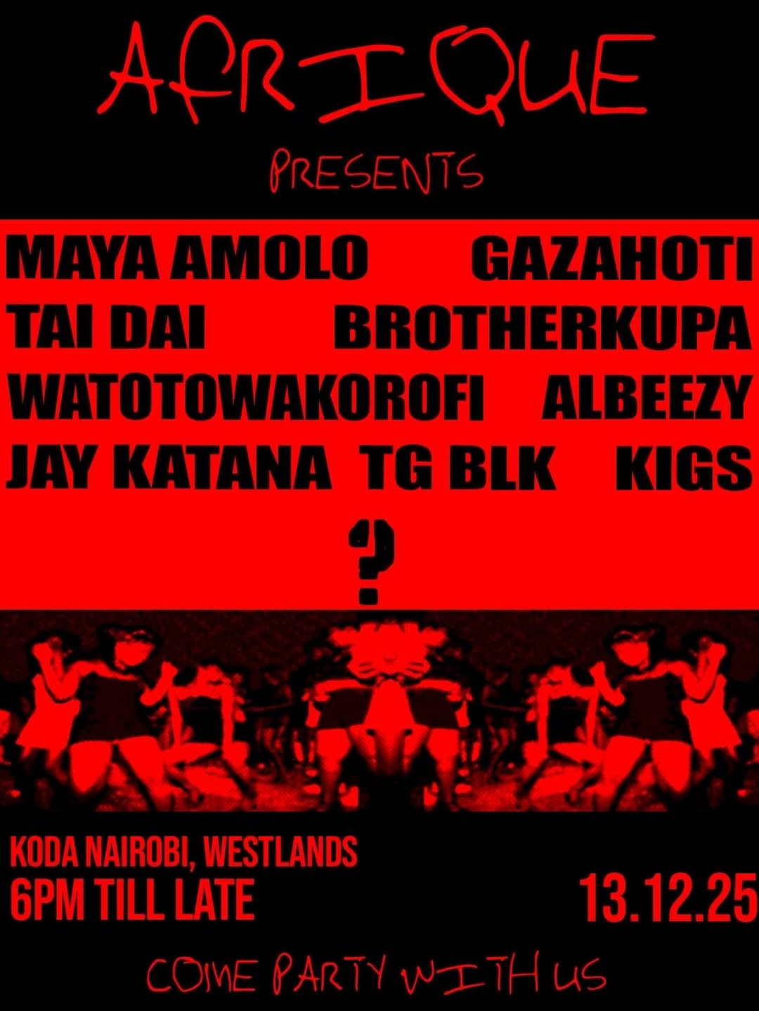 AFRIQUE Presents: Artist Showcase Party