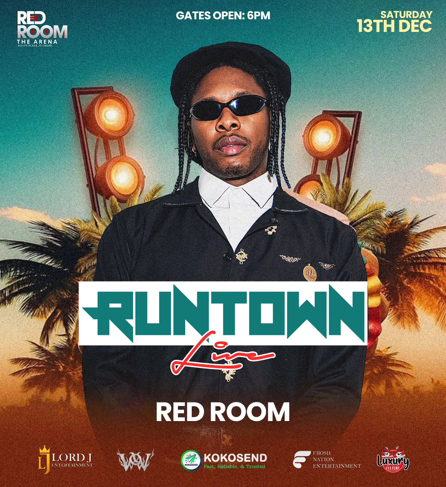 Runtown LIVE in Nairobi • Red Room Party