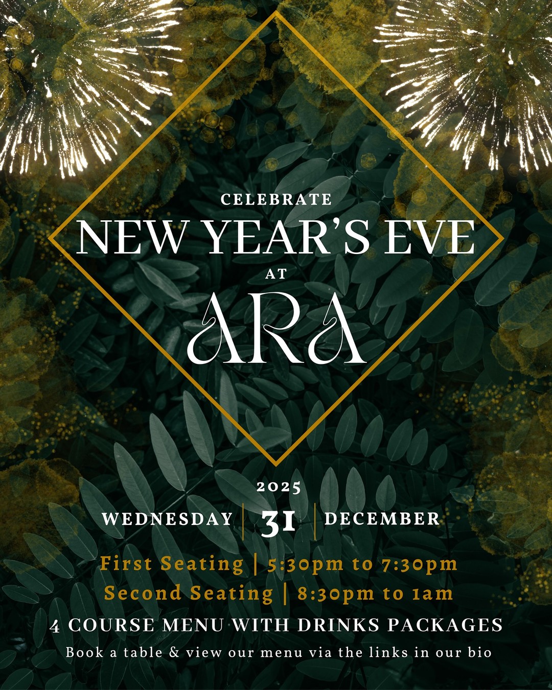 Celebrate New Year's Eve at Ara