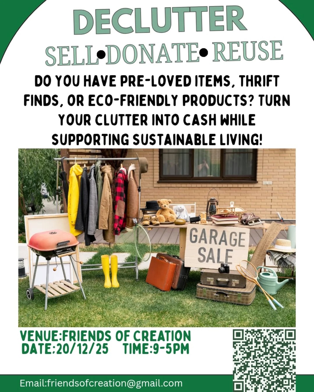 Declutter & Eco-Market • Friends of Creation