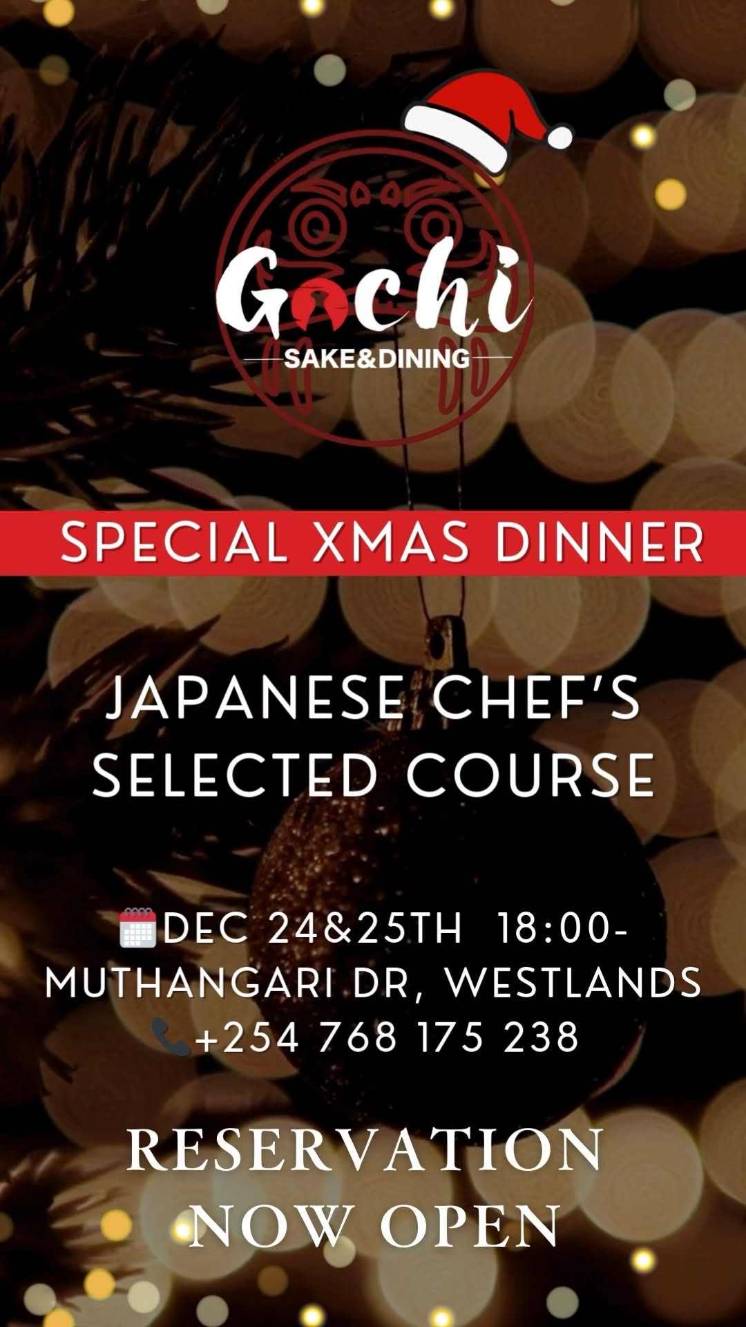 Gochi Special Japanese Dinner