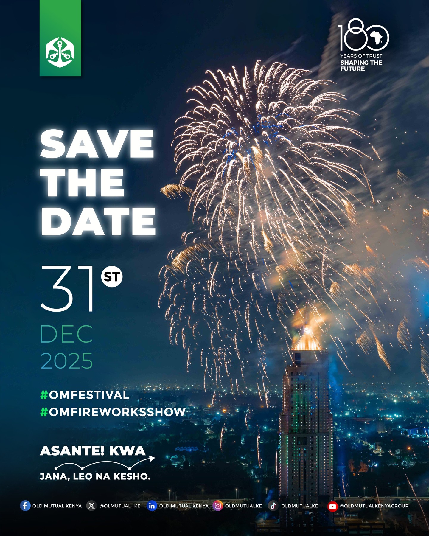 Old Mutual Fireworks Show 2026