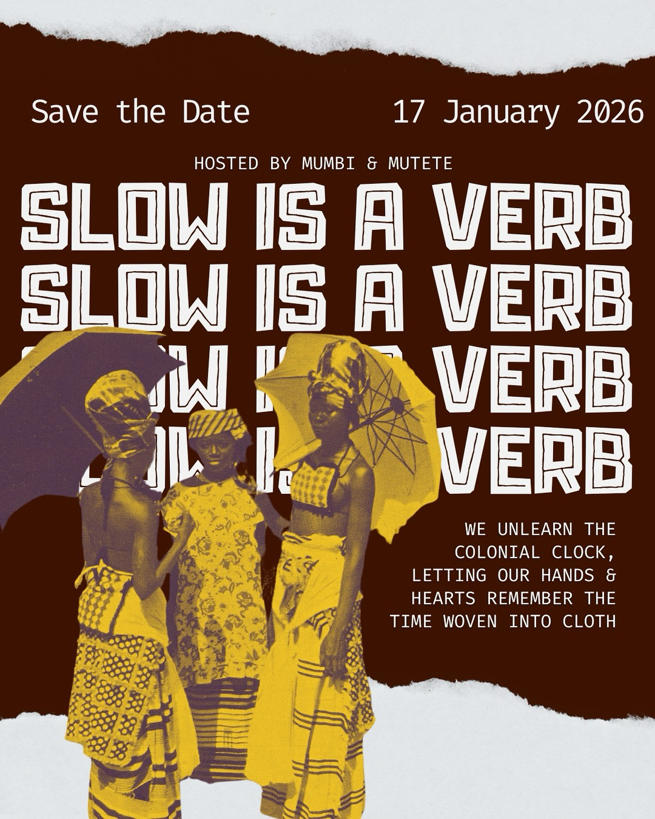 Slow is a Verb