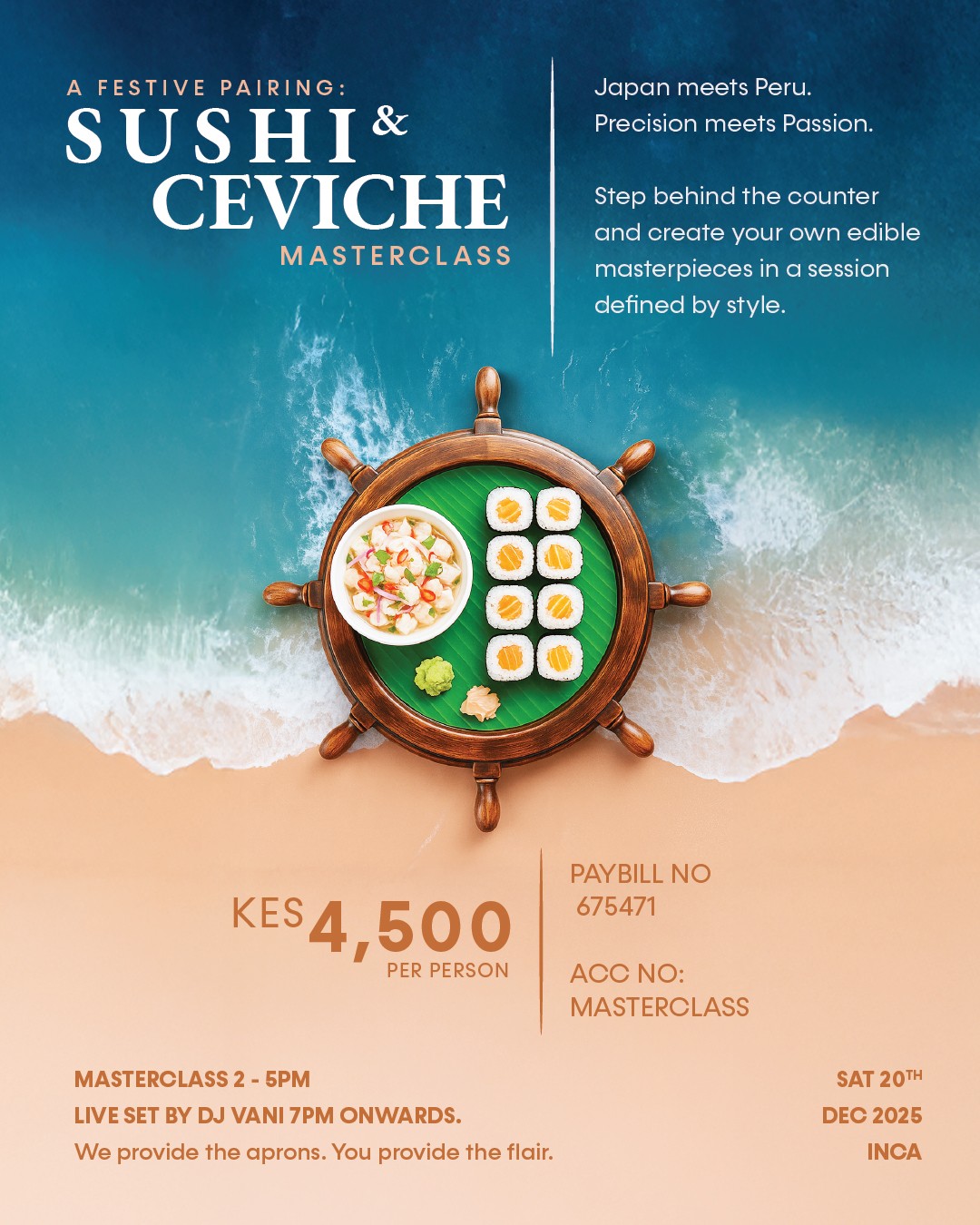 Sushi & Ceviche Masterclass