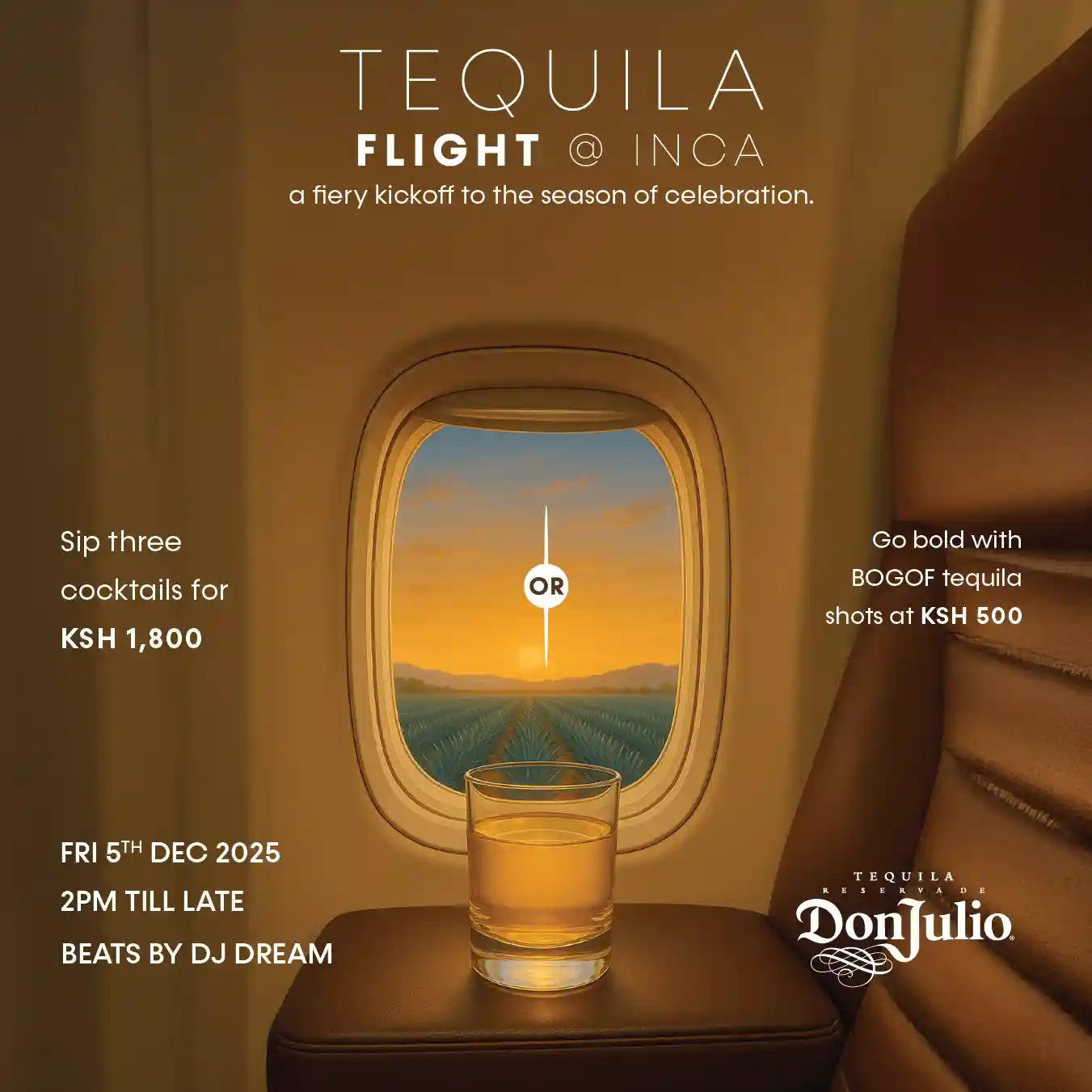 Tequila Flight @ INCA