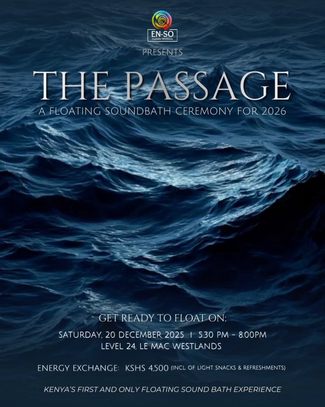 The Passage • A Floating Soundbath Ceremony for 2026