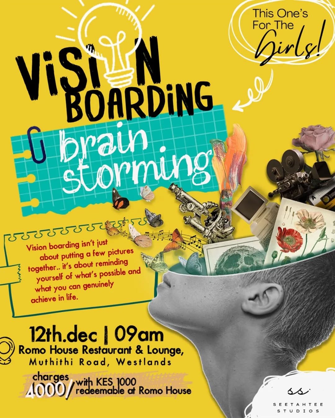 This One’s for the Girls • Vision Boarding & Brainstorming Event