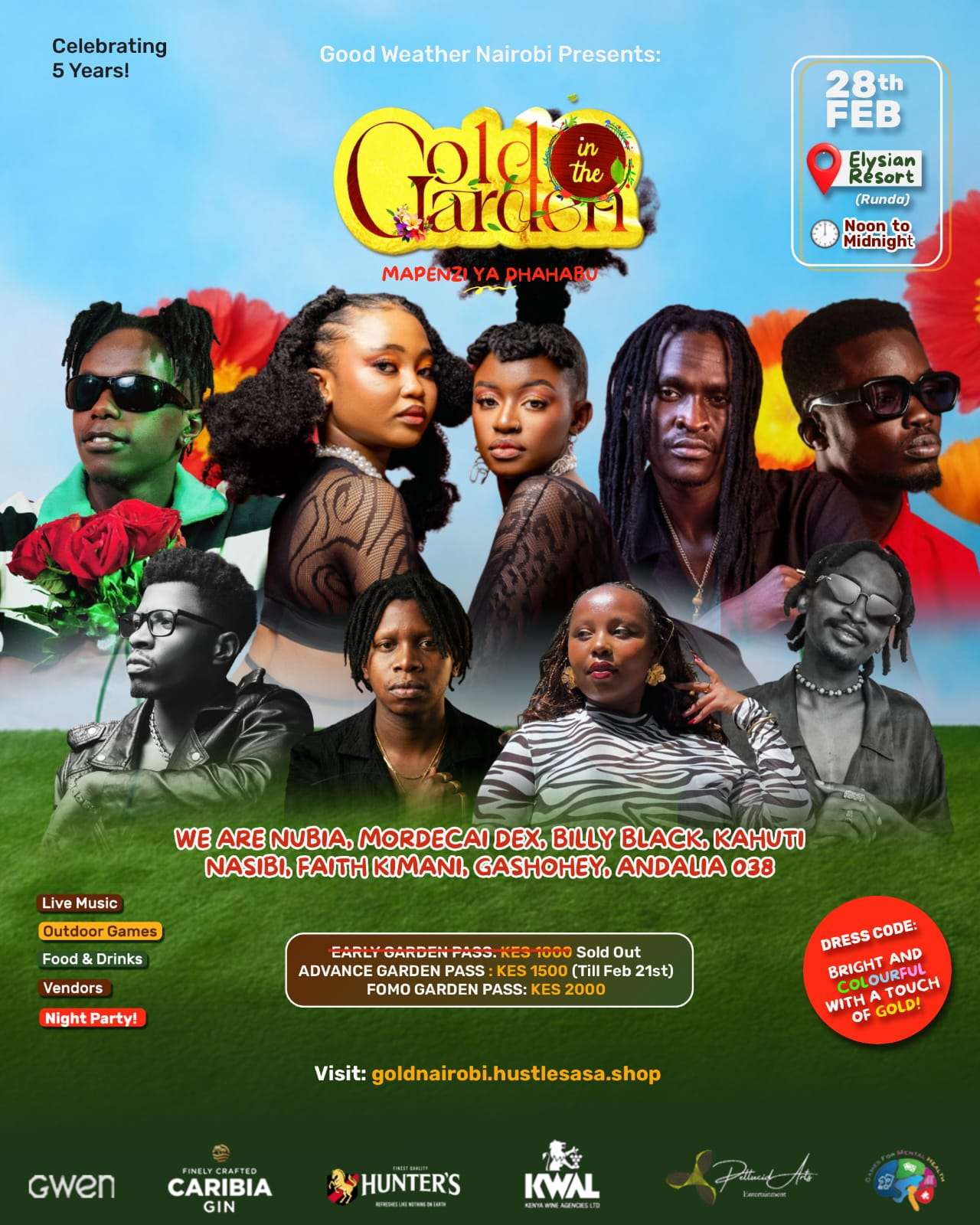 Tickets | Gold in the Garden - Nairobi Events Guide