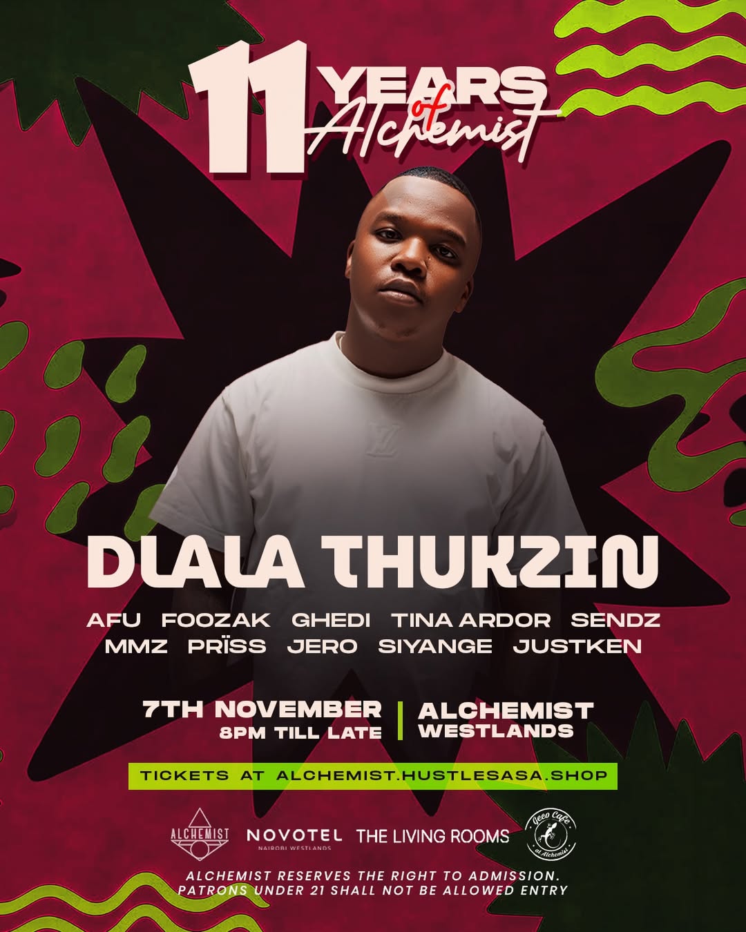 Tickets | Alchemist 11 Year Anniversary • Dlala Thukzin LIVE - Nairobi ...