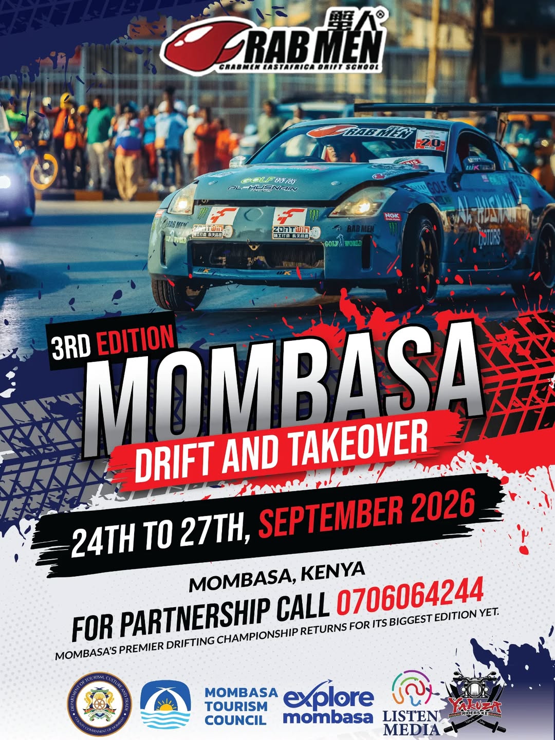 Crabmen EA Mombasa Drift & Takeover - 3rd Edition