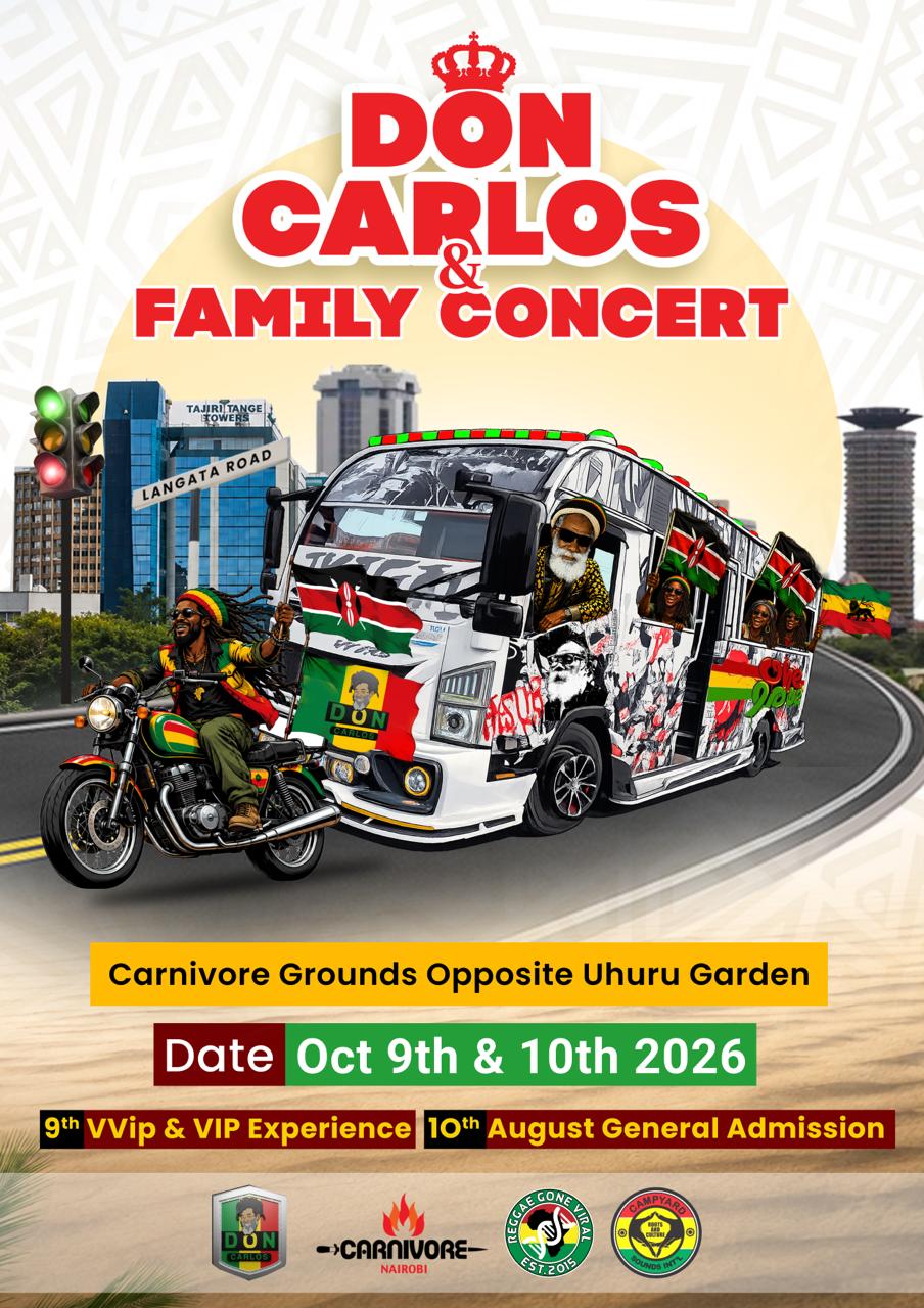 Don Carlos Family LIVE in Nairobi - Nairobi Events Guide Don Carlos & Family LIVE in Nairobi