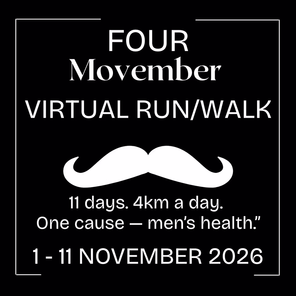 Four Movember Virtual Walk/Run 2026