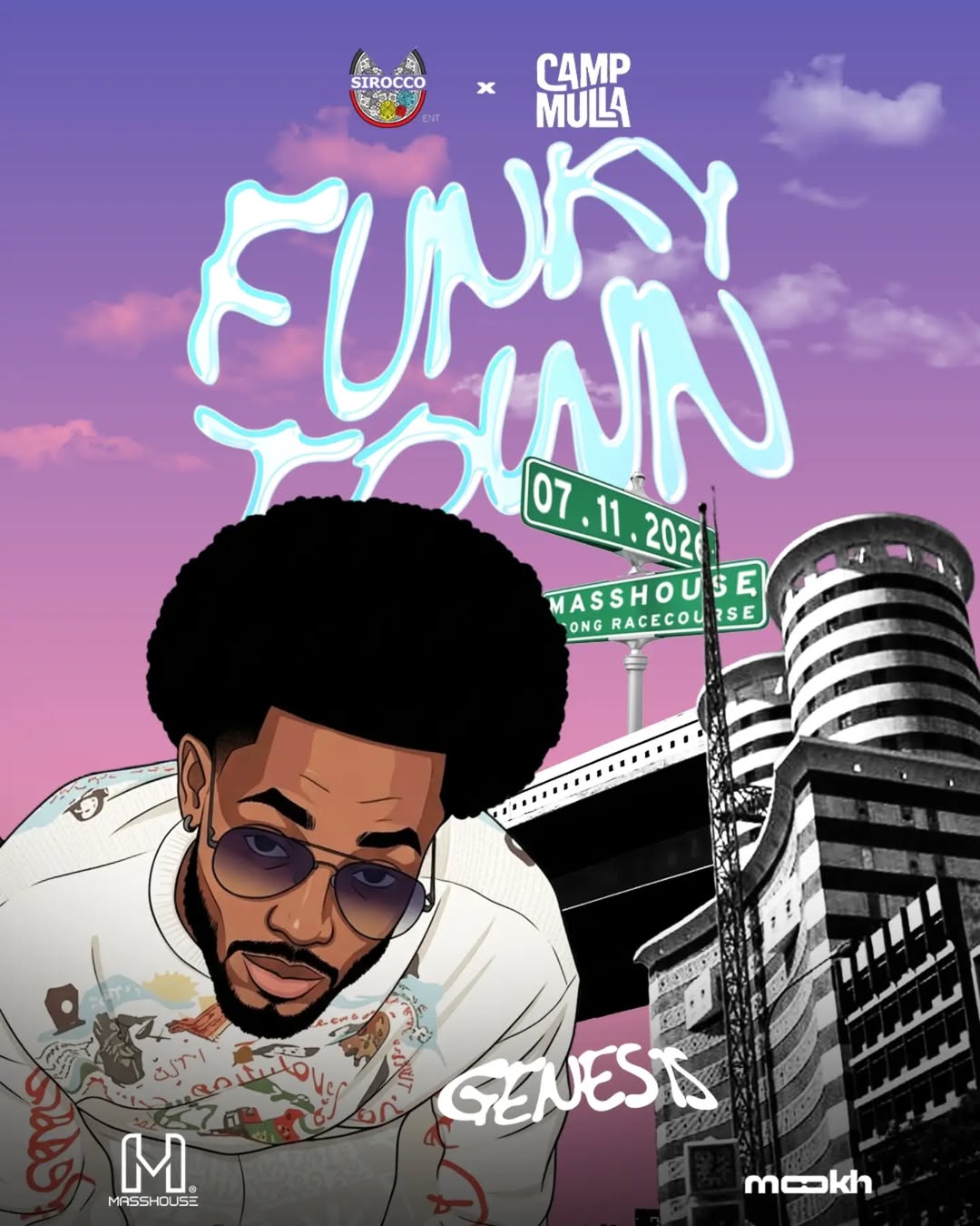 Funky Town • Camp Mulla, Genes1s LIVE