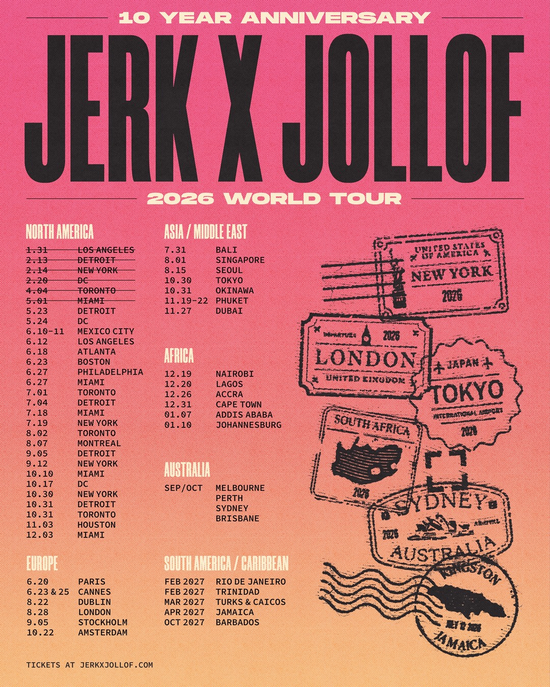 Jerk X Jollof® 2026 World Tour Nairobi