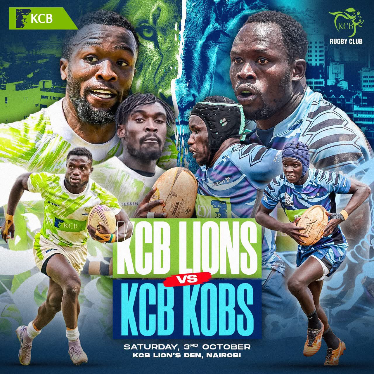 KCB Lions vs KCB Kobs UG Rugby Match