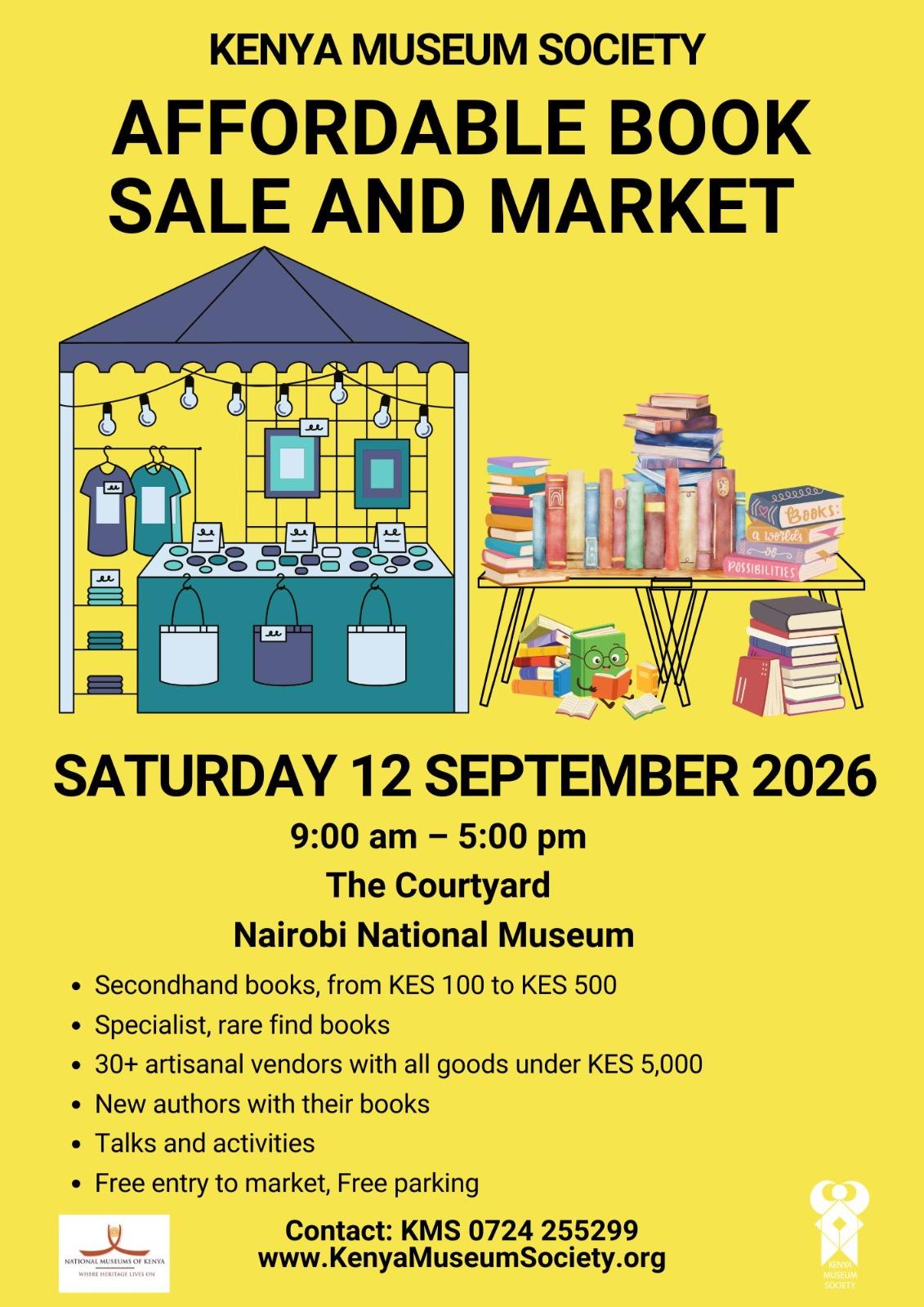 Kenya Museum Society Affordable Book Sale and Market