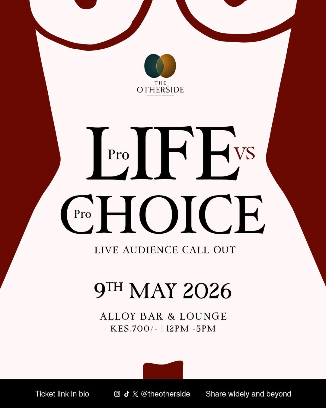 Pro Choice Tickets | Live Debate: Pro Life vs Pro Choice - Nairobi Events Guide