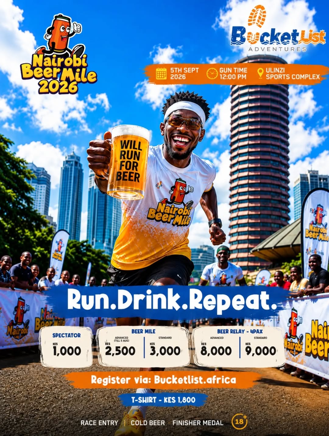 Nairobi Beer Mile 2026