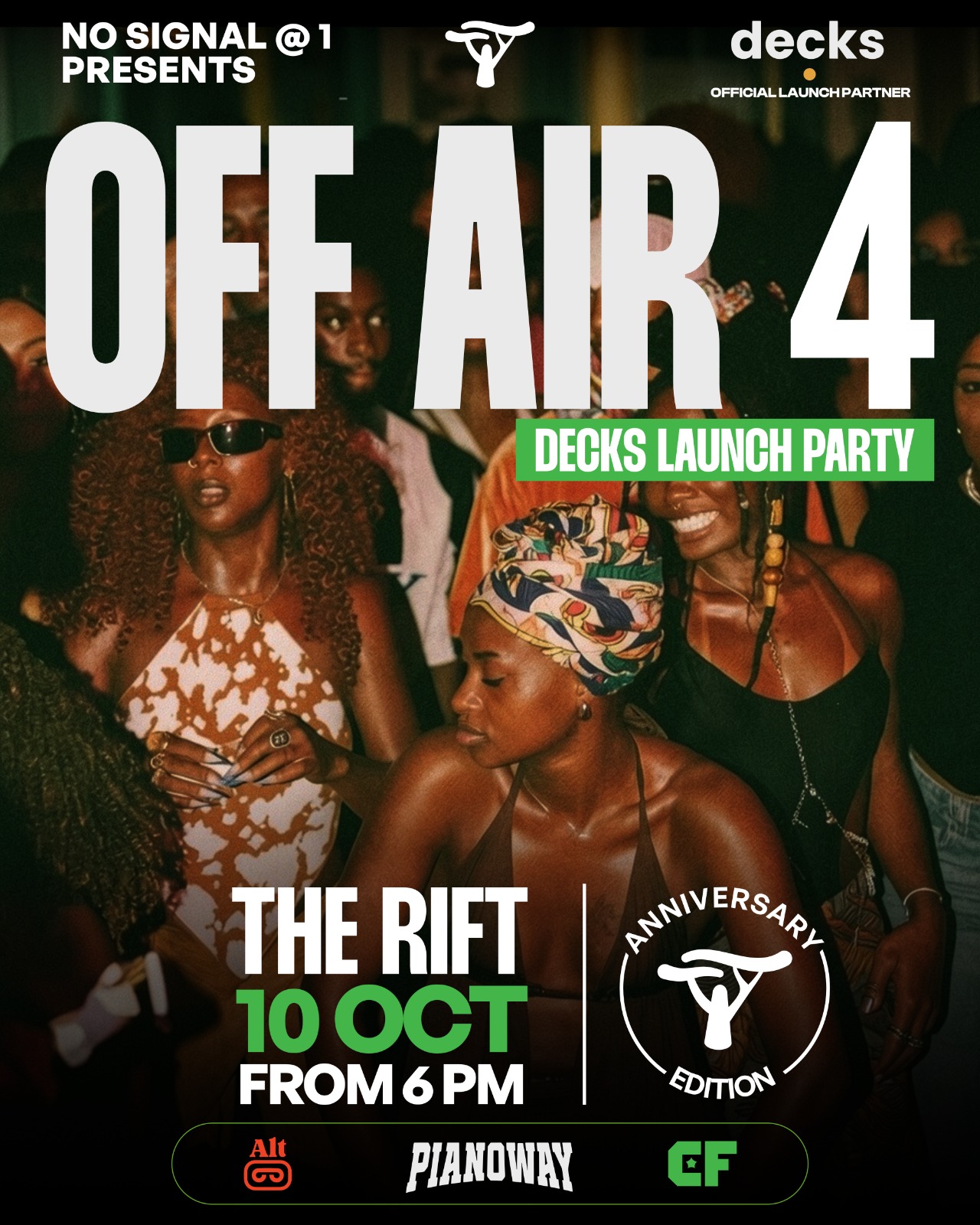 Off Air 4 Decks Launch Party - Nairobi Events Guide Off Air 4: Decks Launch Party