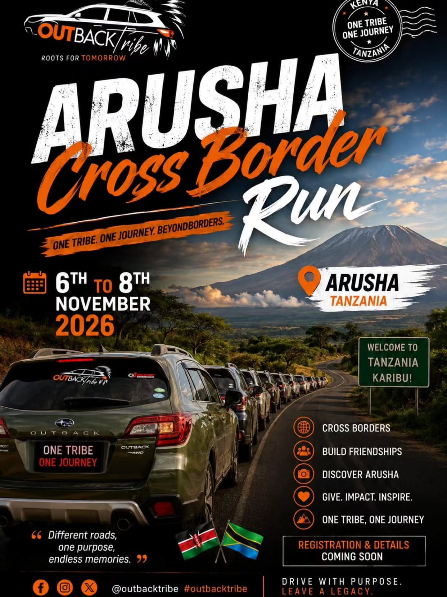 Outback Tribe Arusha Cross-Border Run
