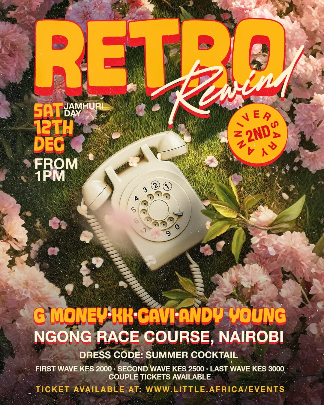 Retro Rewind 2nd Anniversary - Summer Cocktail