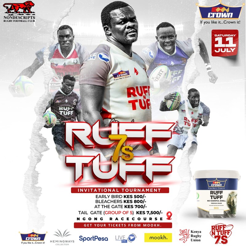Tuff Rugby Tickets | Ruff & Tuff Rugby 7's Tournament - Nairobi Events Guide