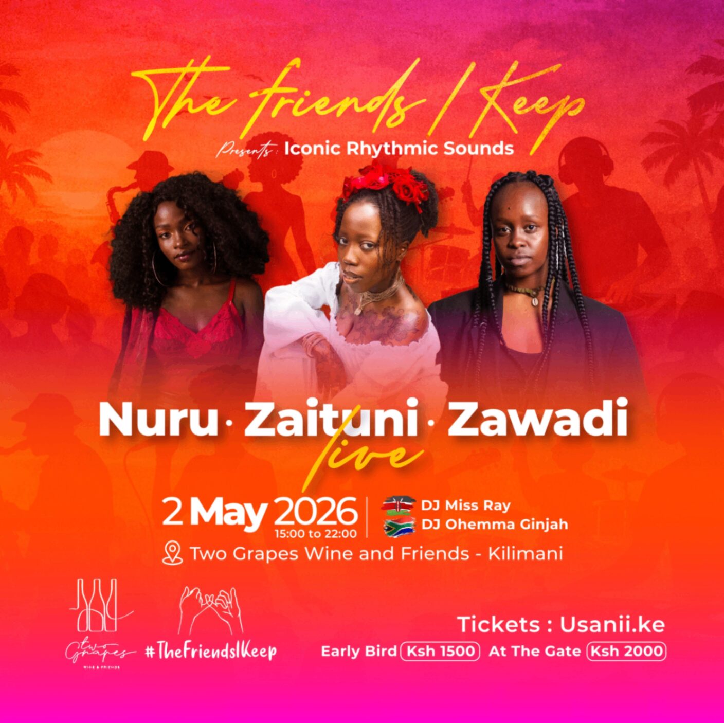 Tickets | The Friends I Keep presents Iconic Rhythmic Sounds - Nairobi ...